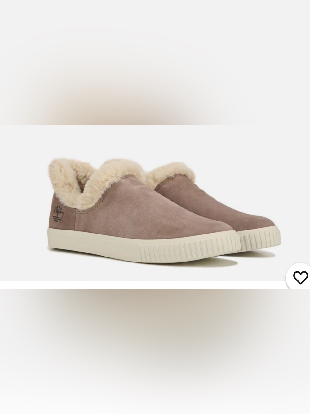 Timberland Skyla Bay Taupe Suede Slip-On Shoe with Box